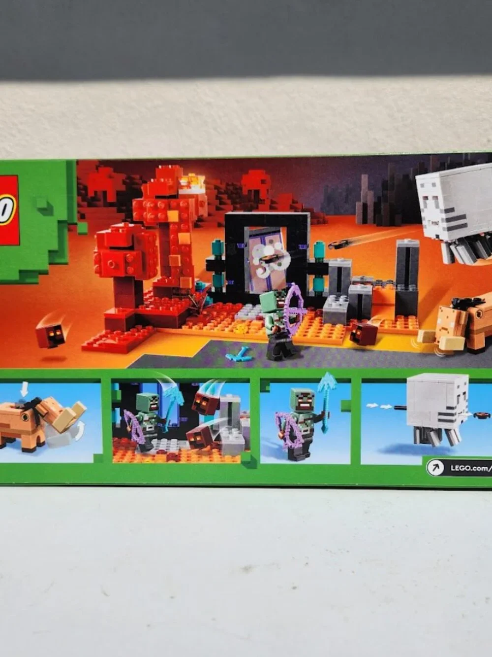 NEW LEGO Minecraft 21255 The Nether Portal Ambush Adventure Set Building Toy for